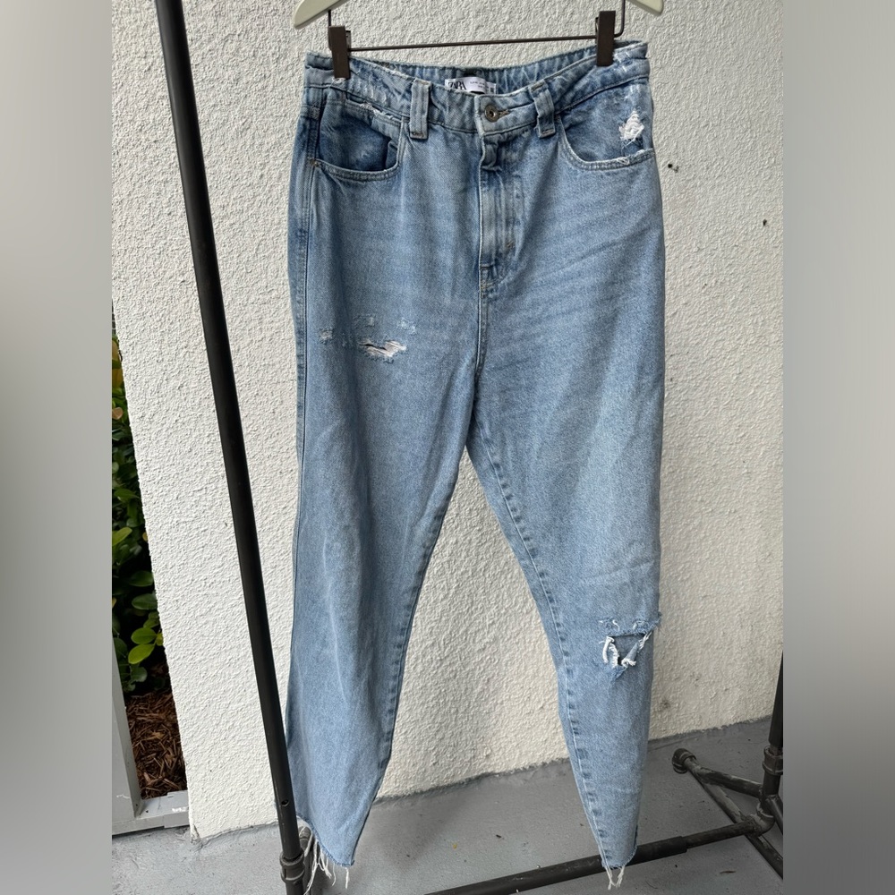 Zara Denim Straight Jeans